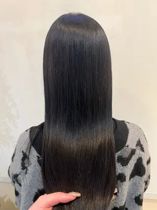 ロング カラー ブリーチしない暖色 カラー🥀杉 優菜のヘアスタイル