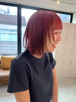 ショート カラー トレンドボブ /ミリヤのヘアスタイル