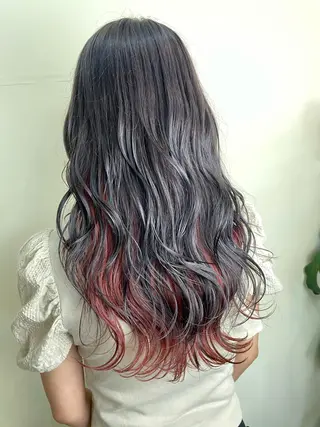 カラー 戸川 紗良のヘアスタイル