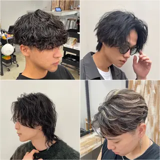 メンズ メンズカット/パーマ 艶カラーTAIGA︎のヘアスタイル