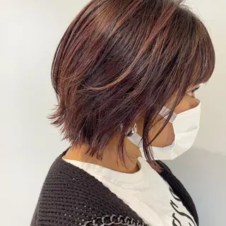 ショート カラー salut町田/ボブ 🌷kana🌷のヘアスタイル