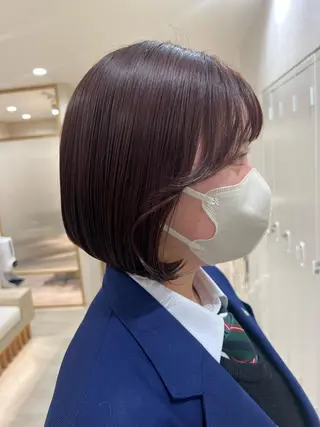 ミディアム mina .のヘアスタイル