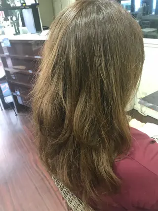 セミロング ママ美容師 ＊ヒマワリのヘアスタイル