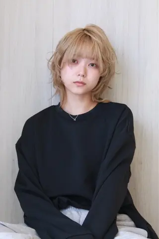 ミディアム カラー ✨似合わせ特化美容師 WILL上村 拳吾のヘアスタイル