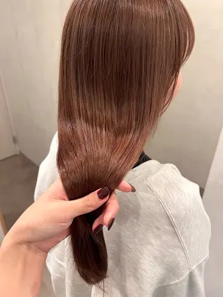 ロング カラー 縮毛矯正/髪質改善 riwaのヘアスタイル