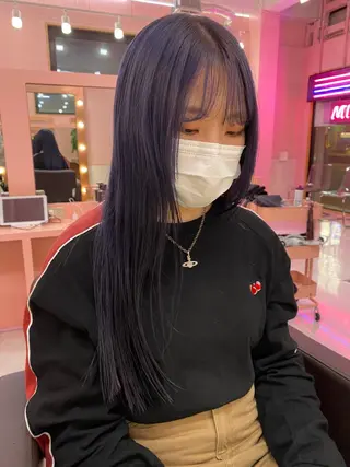 ロング カラー カットカラー特化 ⭐️代表⭐️のヘアスタイル