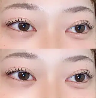 マツエク・マツパ 韓国ヘア🩷束感まつ げパーマ🎀リノアのヘアスタイル