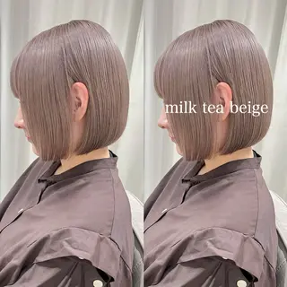 ショート カラー レイヤーカット/ボブ 韓国ヘア🪄REN.のヘアスタイル