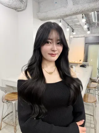 ロング カラー 韓国ヘア🫧 KAZUTOのヘアスタイル