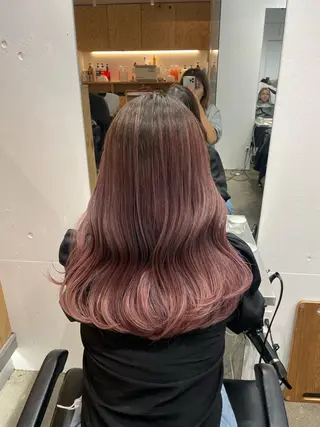 セミロング カラー 🪞♡韓国風スタイル MISATO🪞♡のヘアスタイル