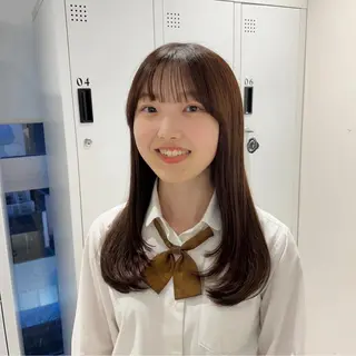 セミロング ボブ/ベージュ/ パーマ🪿近森ゆいのヘアスタイル