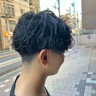 パーマ メンズ 高田 さくらのヘアスタイル