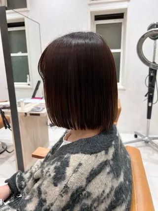 ショート レディースショート／ メンズパーマ／足立のヘアスタイル