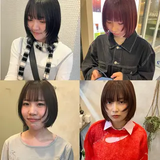 ショート カラー 髪質改善/レイヤー/ ボブ/磯野史歩のヘアスタイル