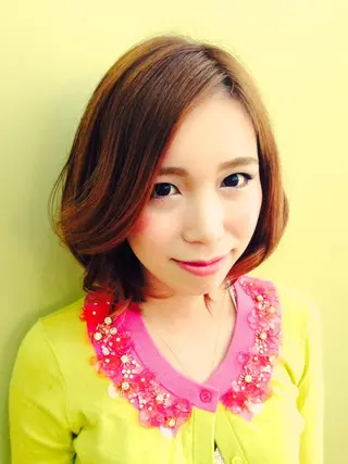 ミディアム カラー 鬼頭 洋吏のヘアスタイル