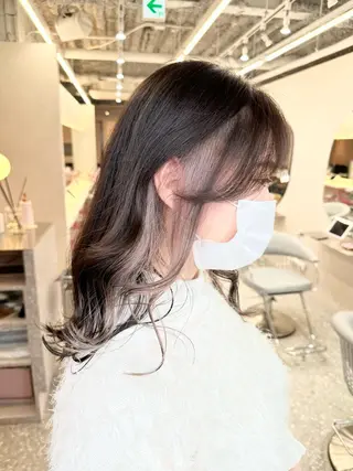セミロング 新宿/韓国レイヤー/ 髪質改善/佐藤航のヘアスタイル