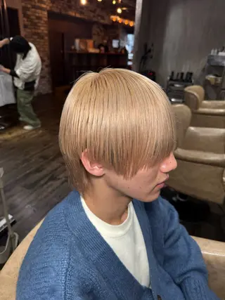 ショート カラー メンズ メンズカット/パーマ 艶カラーTAIGA︎のヘアスタイル