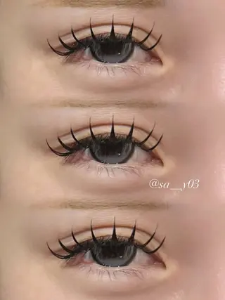 マツエク・マツパ BOOBEE eyelash所属・山下 紗采のマツエク・マツパデザイン