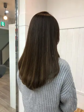 ロング カラー ヘアアレンジ JURI🤎 ワンカールレイヤーのヘアスタイル
