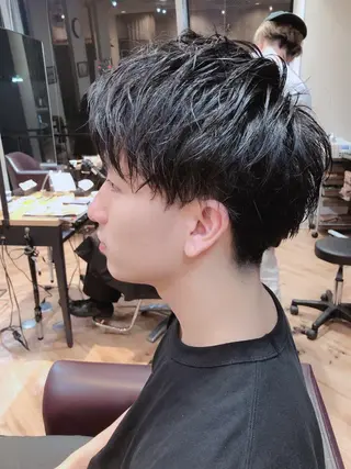 ショート ヘアアレンジ メンズ メンズZina代表 田端 麗治のヘアスタイル