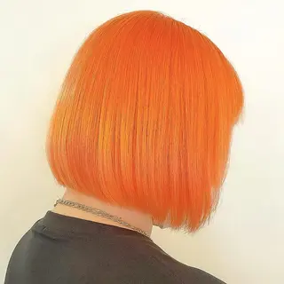 ミディアム カラー ba_boo 福岡店のヘアスタイル