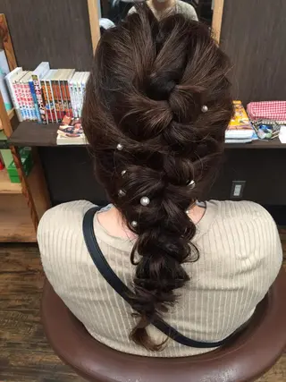 ロング ヘアアレンジ 香川 裕基のヘアスタイル