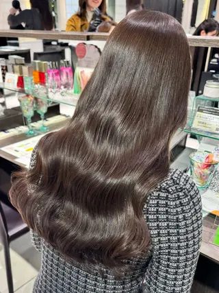 ロング カラー ヘアアレンジ 及川 咲花のヘアスタイル