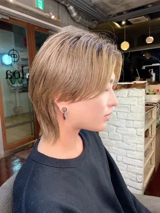ショート カラー メンズ 🦋韓国hair🦋 エクステ店長sakiのヘアスタイル