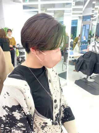 ショート カラー 透明感/韓国風 🇰🇷RYUKIのヘアスタイル