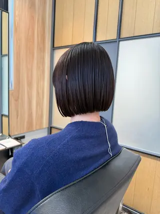 ショート カラー 神戸ボブ✂️ ioe三宮/田 伸佳のヘアスタイル
