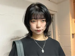 ミディアム tokute Takahashiのヘアスタイル