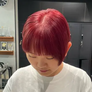 ショート カラー 暖色カラー ❤️‍🔥REIRIのヘアスタイル