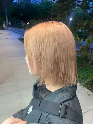 ショート ユイ☆ハイトーン ☆ブリーチデザインのヘアスタイル