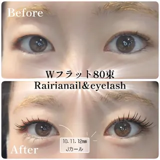マツエク・マツパ Rairia nail & eyelash所属・Rairia⭐ eyelashのマツエク・マツパデザイン
