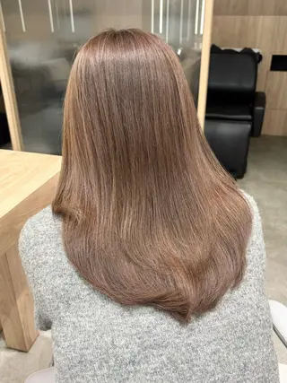 ロング 美髪縮毛矯正/ ケアカラー🍓KAEのヘアスタイル