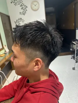 ショート メンズ レイヤーカット/艶髪 /パーマaikoのヘアスタイル