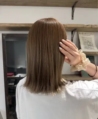 ミディアム カラー kauti sofu 森岡涼汰のヘアスタイル