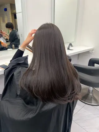 セミロング カラー 韓国レイヤーカット /REIのヘアスタイル