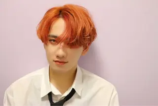 ショート カラー メンズ 韓国ヘア/銀座/ 艶髪/ウチダのヘアスタイル