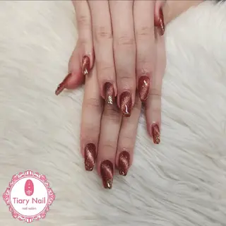 ネイル 💙🤍Tiary M🤍💙のネイルデザイン