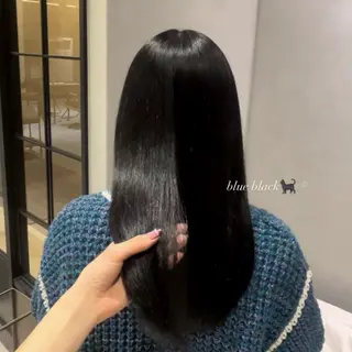 ロング カラー 𝒎𝒐𝒆🩰 名駅/ヘアメ/暖色♡のヘアスタイル