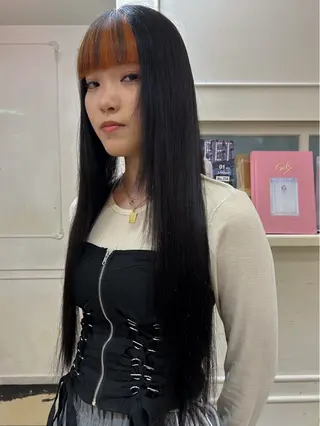 ロング カラー RINKA 岡崎美容室のヘアスタイル