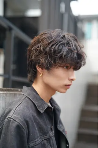 パーマ メンズ 当日予約⭕️ fifth渋谷太田のヘアスタイル