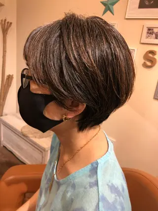 ショート モリオフロムロンドン池袋店所属・冨永 さやかのヘアスタイル