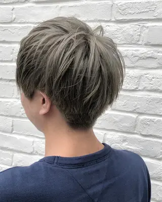 ショート カラー メンズ レイヤーカット 古川洋之のヘアスタイル