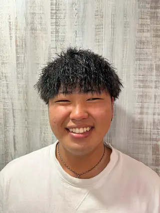 パーマ メンズ hairLOOP所属・西院LOOP sayakaのヘアスタイル