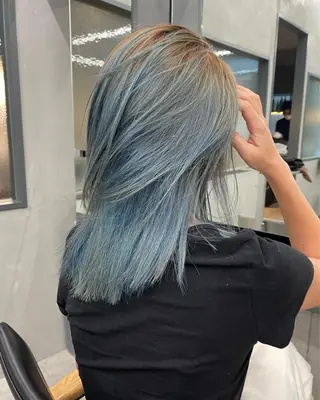 セミロング カラー spooopy所属・🕊大垣 めぐみ🕊のヘアスタイル