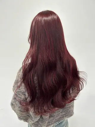 ロング カラー エフェクトブリーチ／ レイヤーカット／翔のヘアスタイル