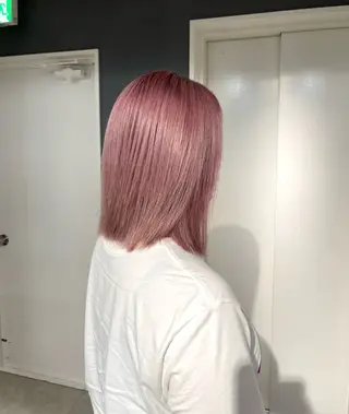ミディアム カラー 縮毛矯正/美髪 NENE/CIENのヘアスタイル
