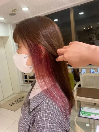 ロング カラー ハネエクステ🪽🫧 hinano🎀のヘアスタイル